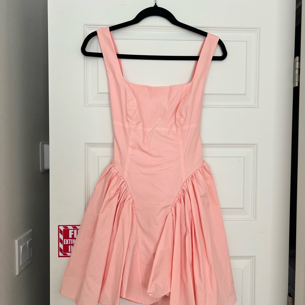 Commense Coral Sleeveless Dress